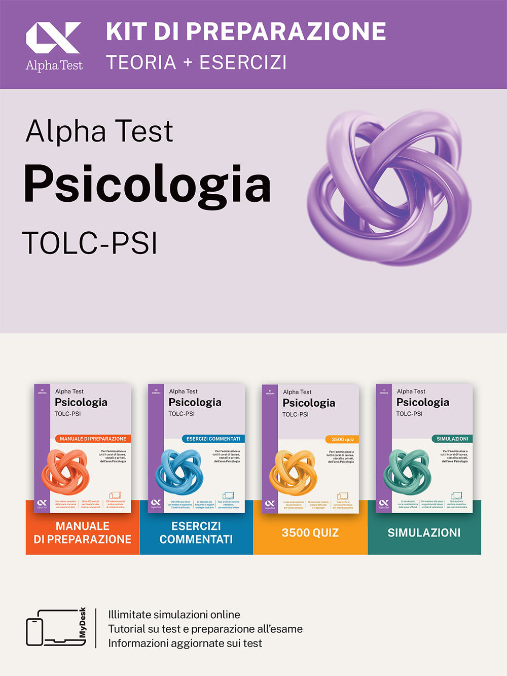 Alpha Test Psicologia TOLC-PSI - Kit di preparazione