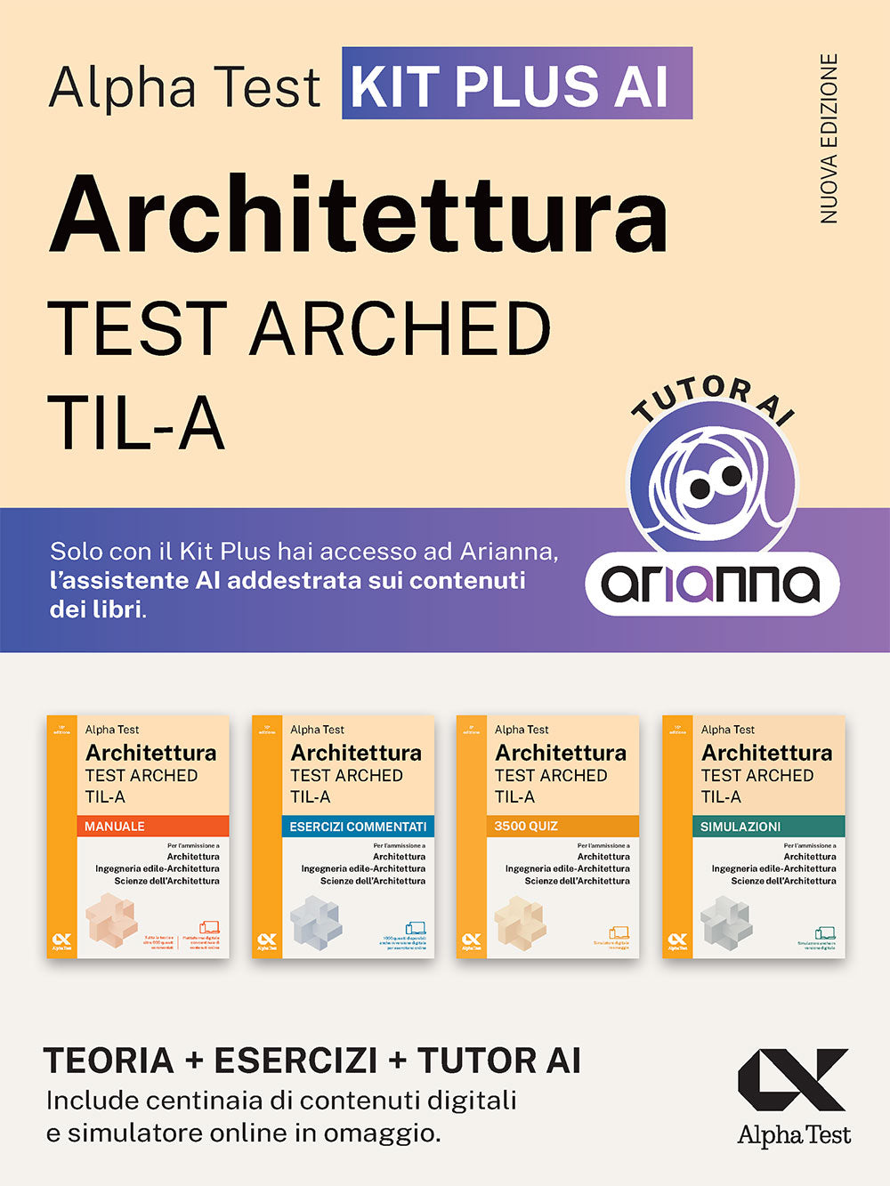 Alpha Test Architettura Arched, TIL-A - Kit di preparazione Plus AI