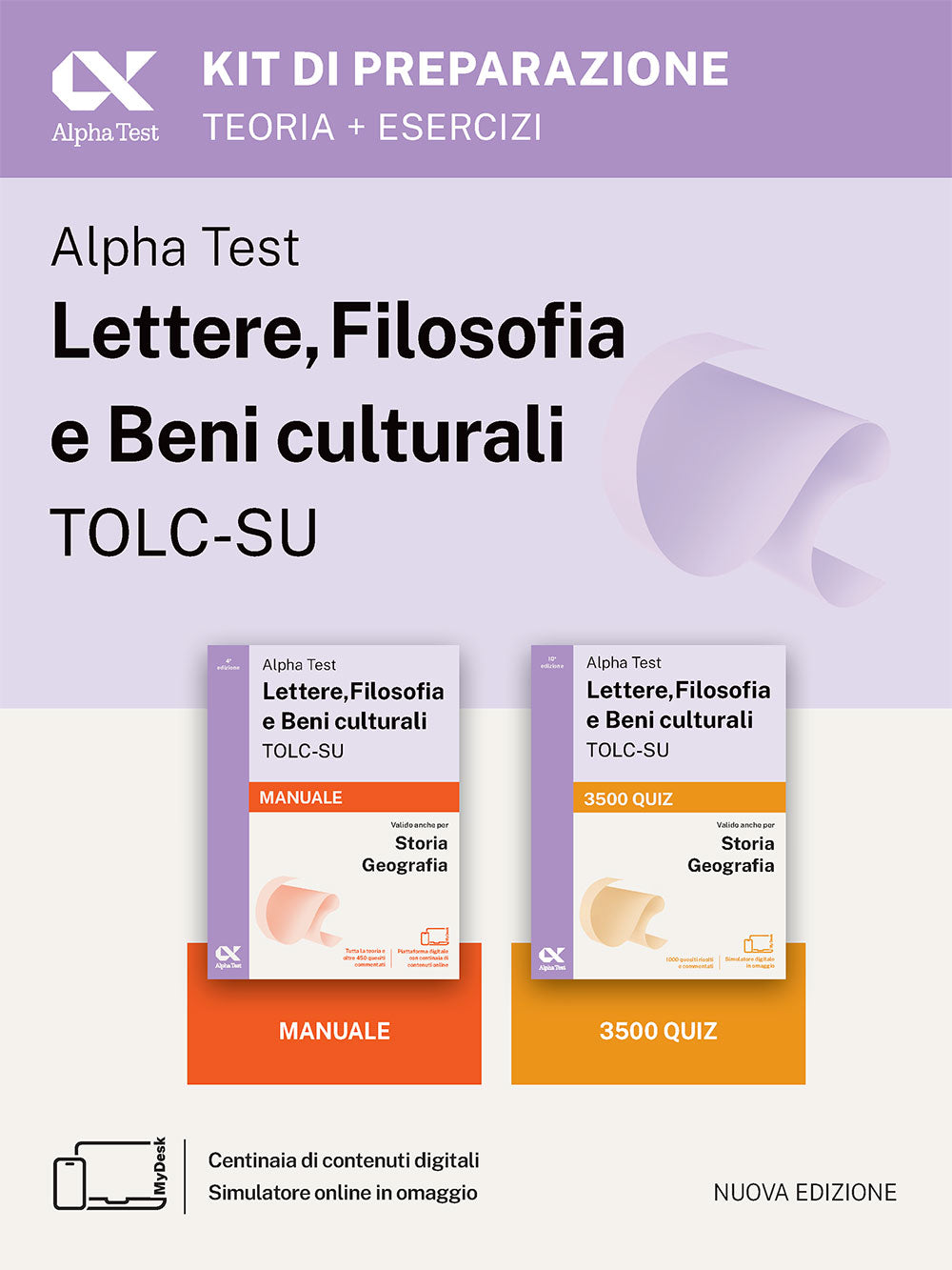 09 - Alpha Test Lettere, Filosofia e Beni culturali TOLC-SU - Kit di preparazione