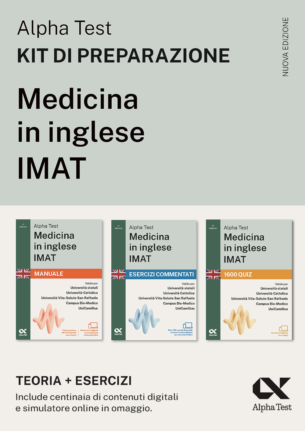00 - Alpha Test Medicina Inglese IMAT - Kit di preparazione