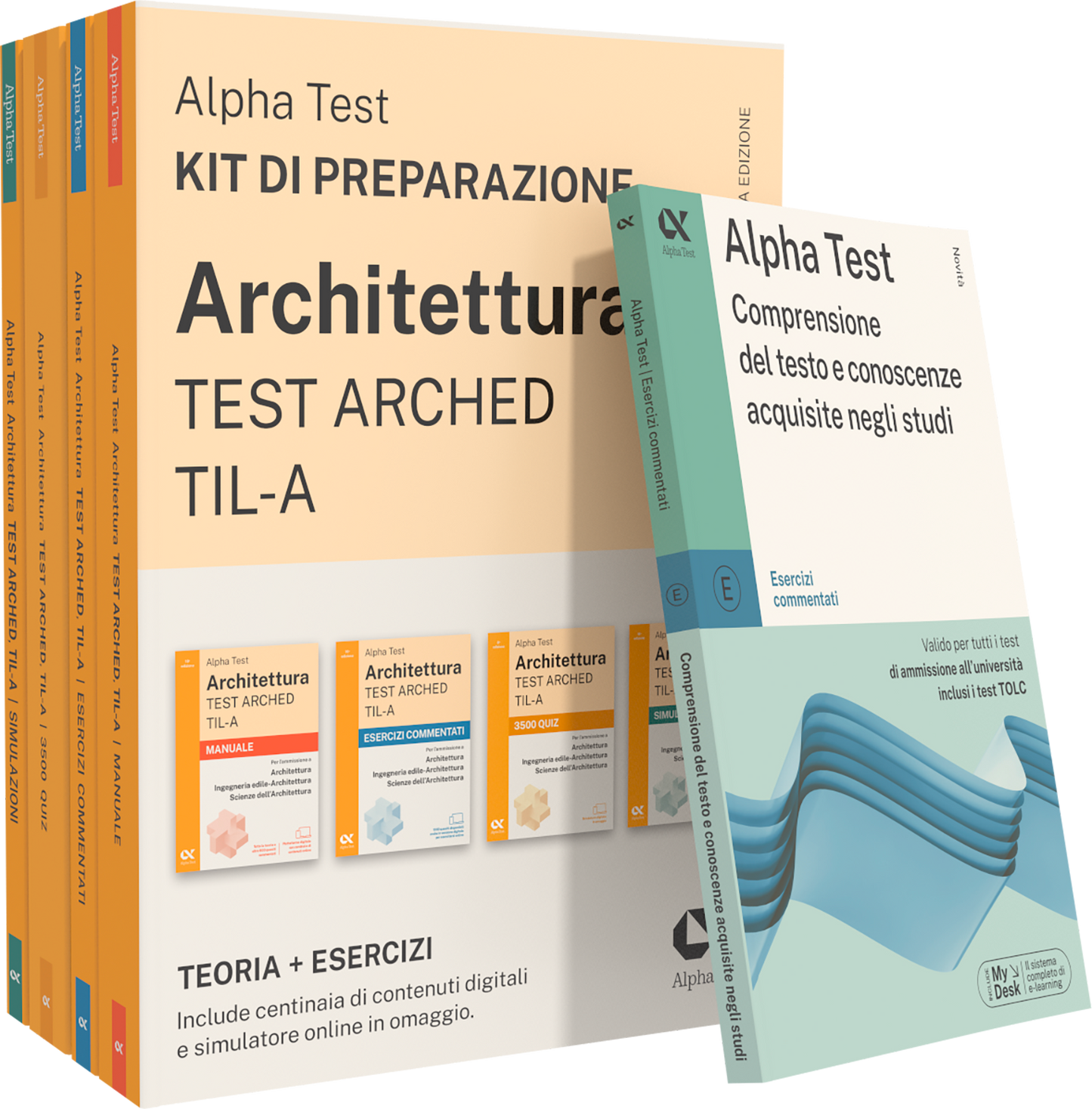 Alpha Test Architettura ARCHED, TIL-A - Kit di preparazione + Comprensione del testo e conoscenze acquisite negli studi