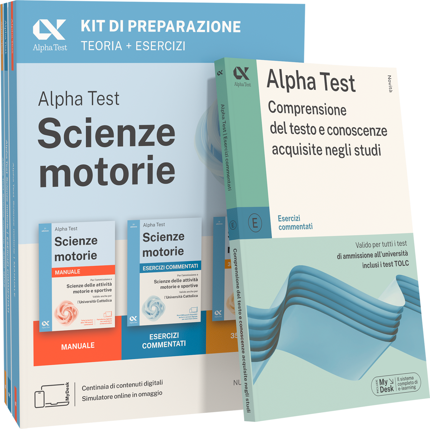 Alpha Test Scienze Motorie - Kit di preparazione + Comprensione del testo e conoscenze acquisite negli studi