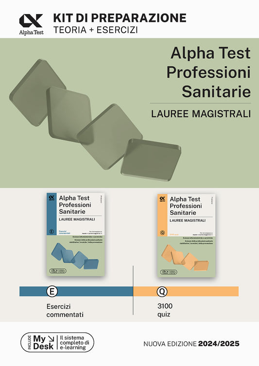 Alpha Test Professioni Sanitarie Lauree magistrali - Kit di preparazione