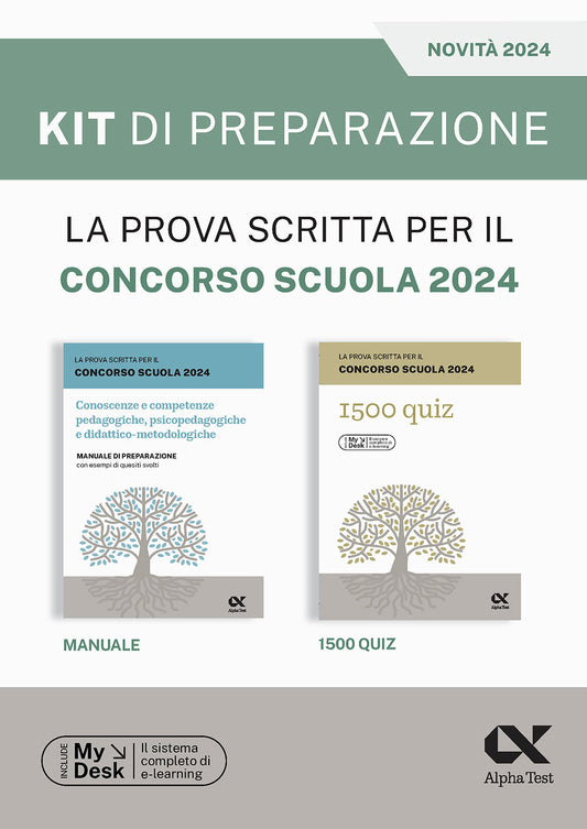 La prova scritta per il concorso scuola 2024 - Kit di preparazione