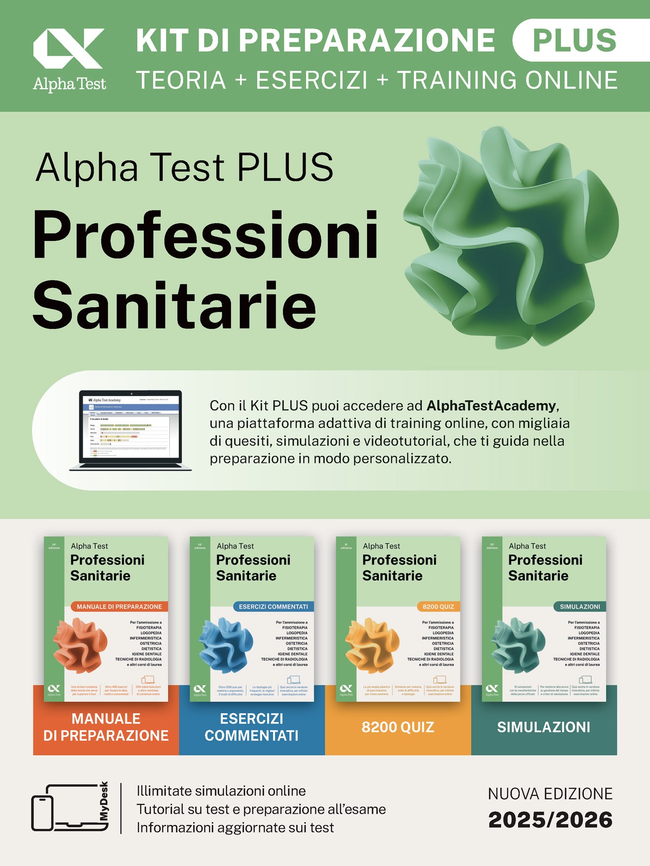 06 - Alpha Test Plus Professioni Sanitarie - Kit di preparazione Plus