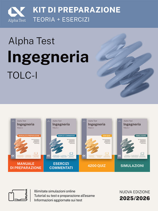 Alpha Test Ingegneria TOLC-I - Kit di preparazione