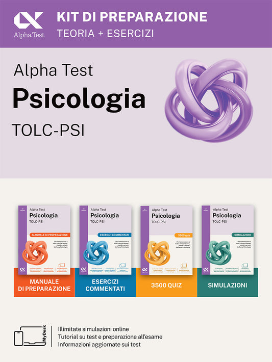 Alpha Test Psicologia TOLC-PSI - Kit di preparazione