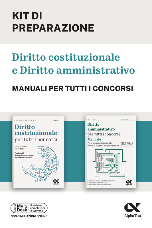 Kit di preparazione Diritto costituzionale e amministrativo. Manuali per tutti i concorsi