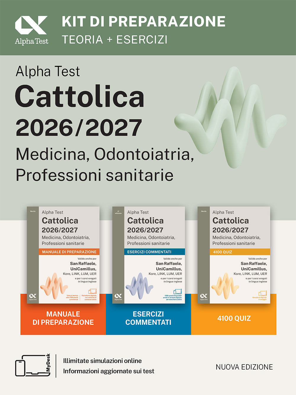 Alpha Test Cattolica - Kit di preparazione