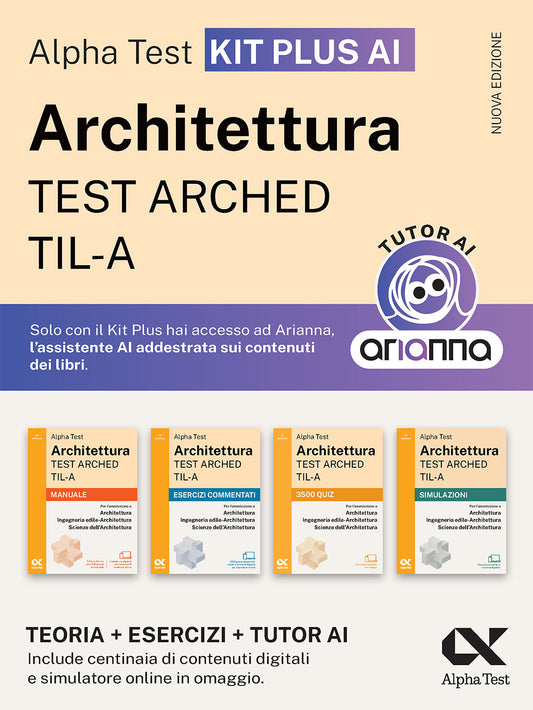 Alpha Test Architettura Arched, TIL-A - Kit di preparazione Plus AI