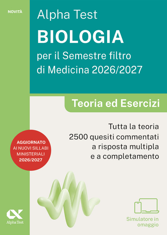 Alpha Test Biologia per il Semestre Filtro di Medicina 2026/2027