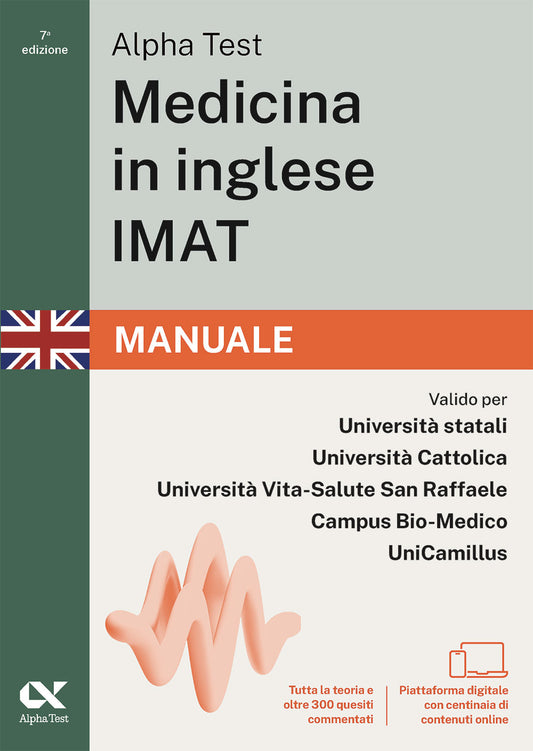 Alpha Test Medicina in inglese IMAT - Manuale