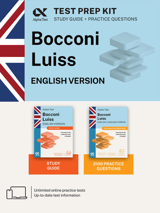 Alpha Test Bocconi Luiss English version - Test Prep Kit