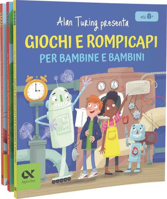 Alan Turing presenta: Giochi per bambine e bambini - 3 libri