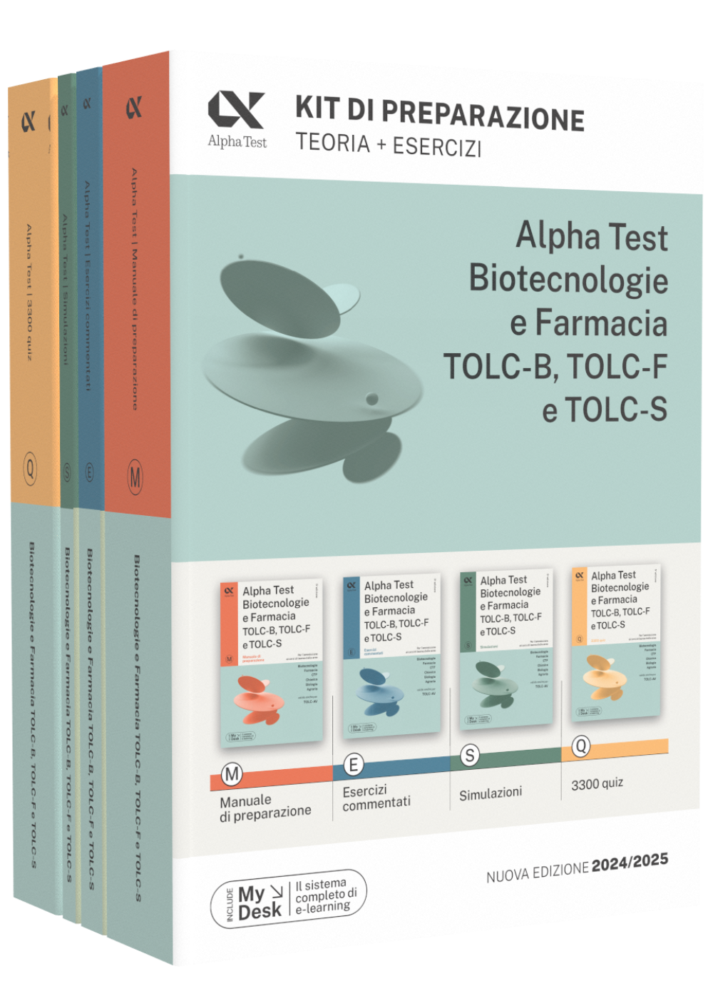 Alpha Test Biotecnologie e Farmacia TOLC-B, TOLC-F e TOLC-S - Kit di preparazione