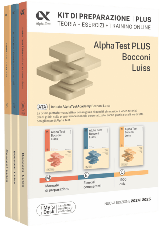 01 - Alpha Test PLUS Bocconi Luiss - Kit di preparazione plus