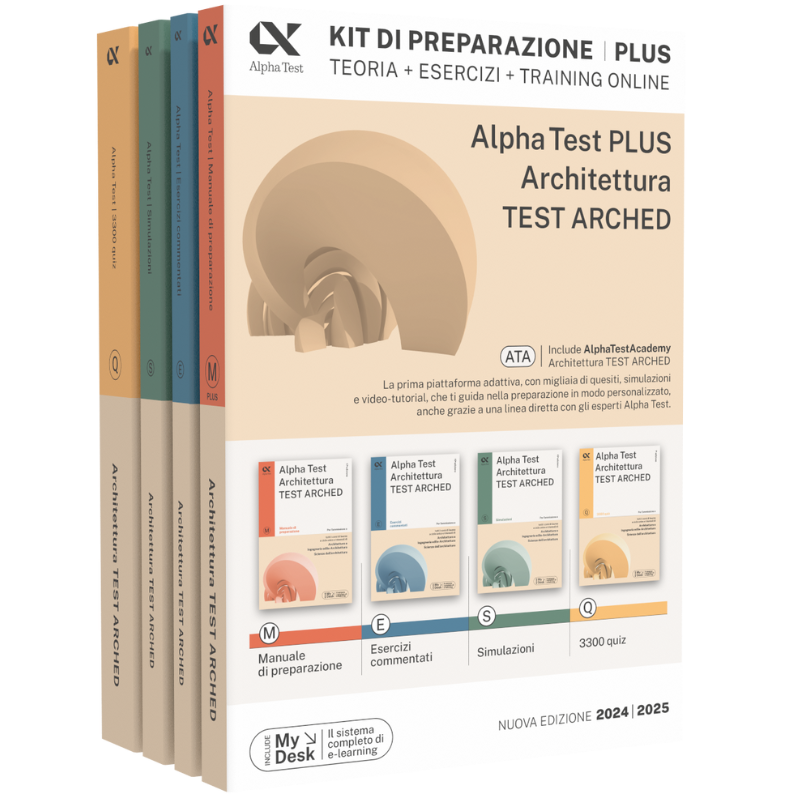 Alpha Test Plus Architettura TEST ARCHED - Kit di preparazione Plus