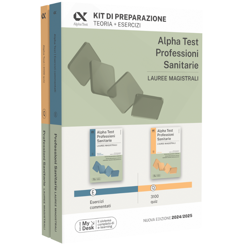 Alpha Test Professioni Sanitarie Lauree magistrali - Kit di preparazione