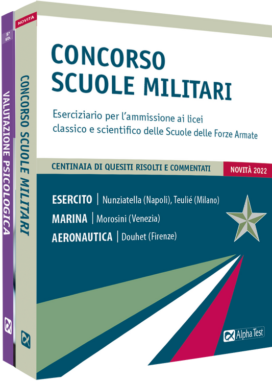 Ammissione ai Licei delle Forze Armate - Kit completo di preparazione