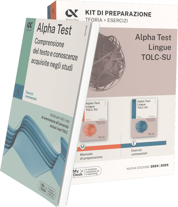 Alpha Test Lingue TOLC-SU - Kit di preparazione + Comprensione del testo e conoscenze acquisite negli studi