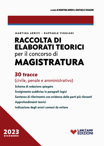 Raccolta di elaborati teorici per il concorso di magistratura