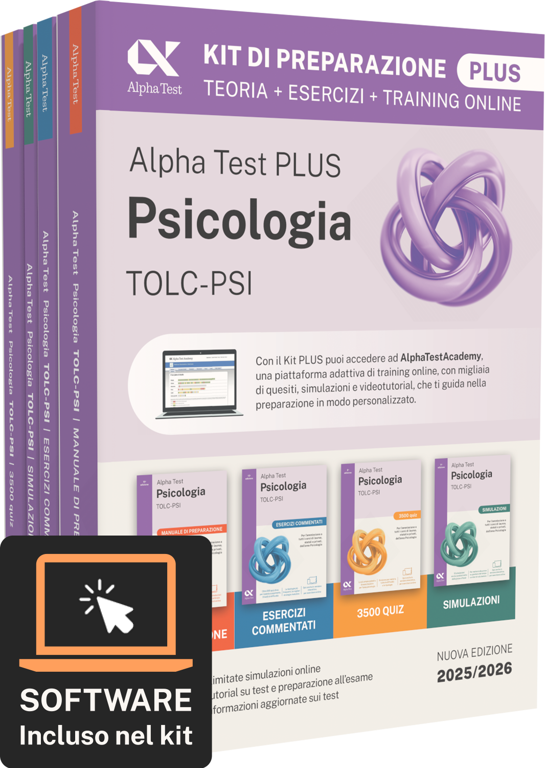 Alpha Test Plus Psicologia TOLC-PSI - Kit di preparazione Plus