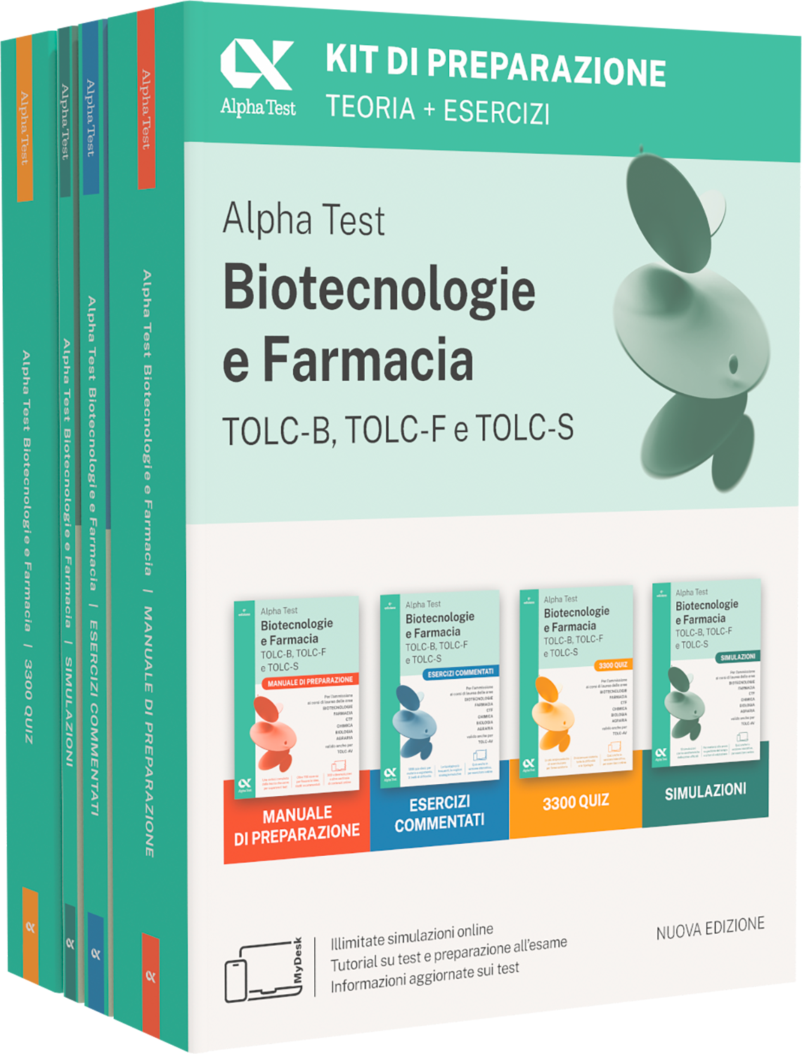 Alpha Test Biotecnologie e Farmacia TOLC-B, TOLC-F e TOLC-S - Kit di preparazione