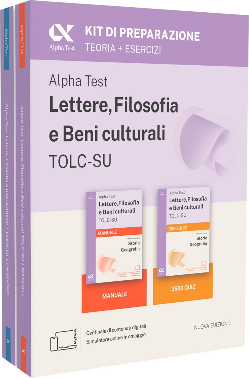 Alpha Test Lettere, Filosofia e Beni culturali TOLC-SU - Kit di preparazione