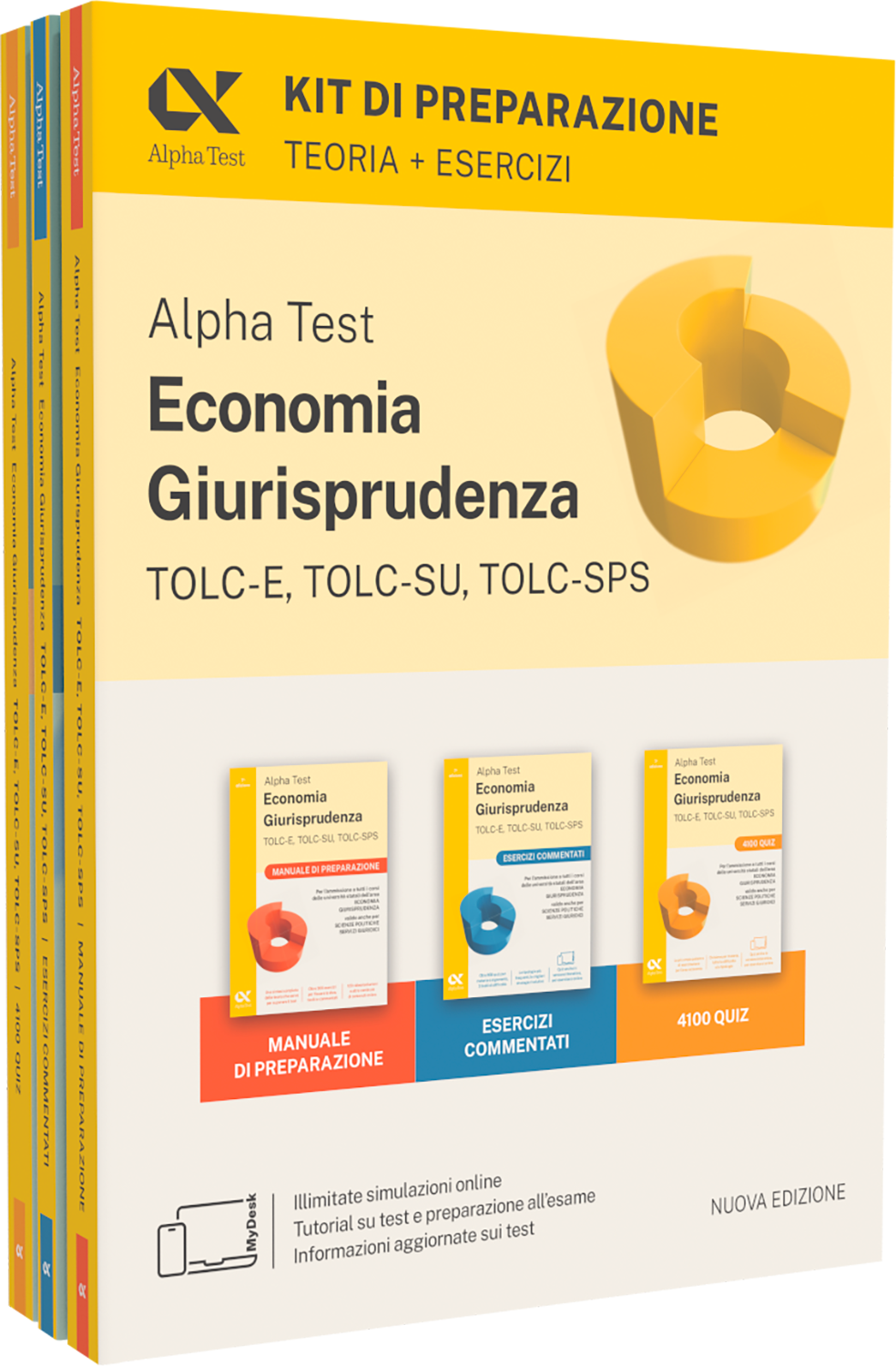 Alpha Test Economia Giurisprudenza TOLC-E, TOLC-SU, TOLC-SPS - Kit di preparazione