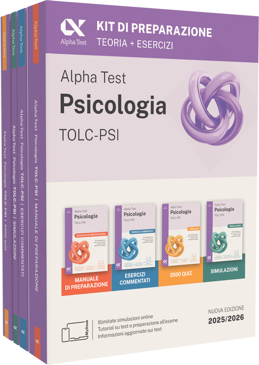 Alpha Test Psicologia TOLC-PSI - Kit di preparazione