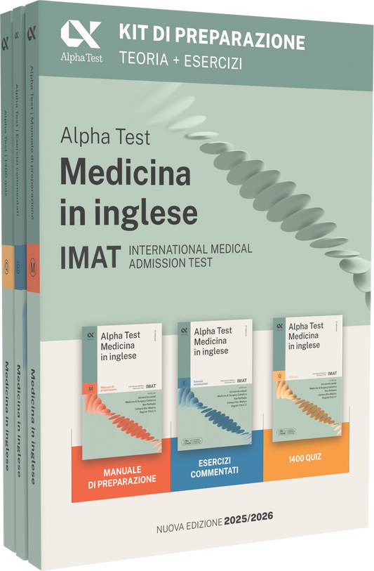 Alpha Test Medicina Inglese IMAT - Kit di preparazione