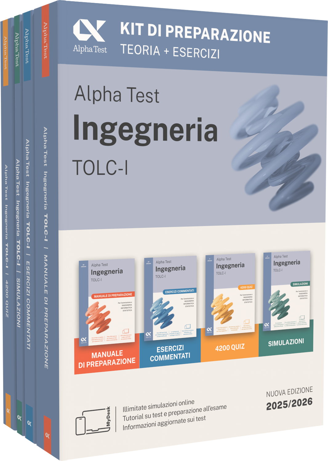 Alpha Test Ingegneria TOLC-I - Kit di preparazione