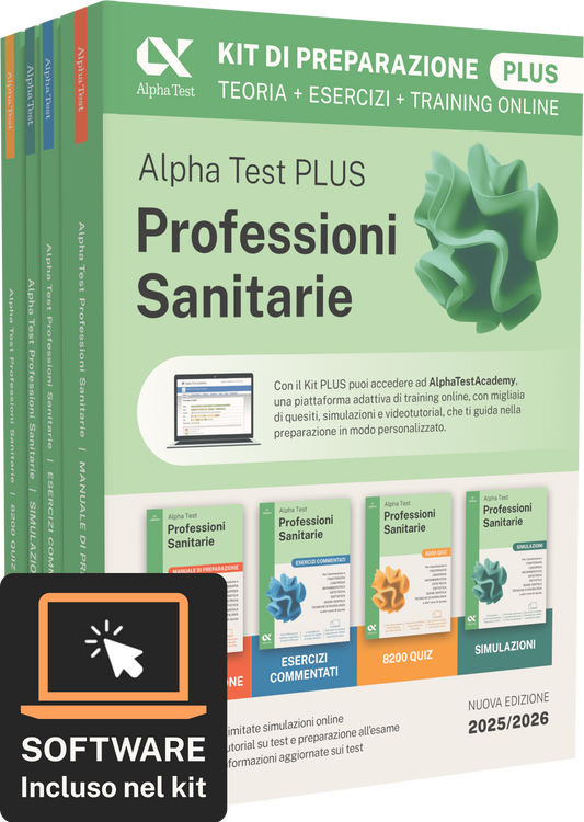 06 - Alpha Test Plus Professioni Sanitarie - Kit di preparazione Plus