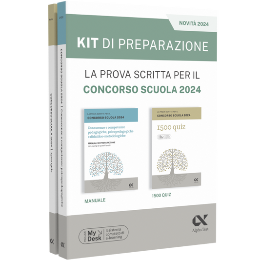 La prova scritta per il concorso scuola 2024 - Kit di preparazione